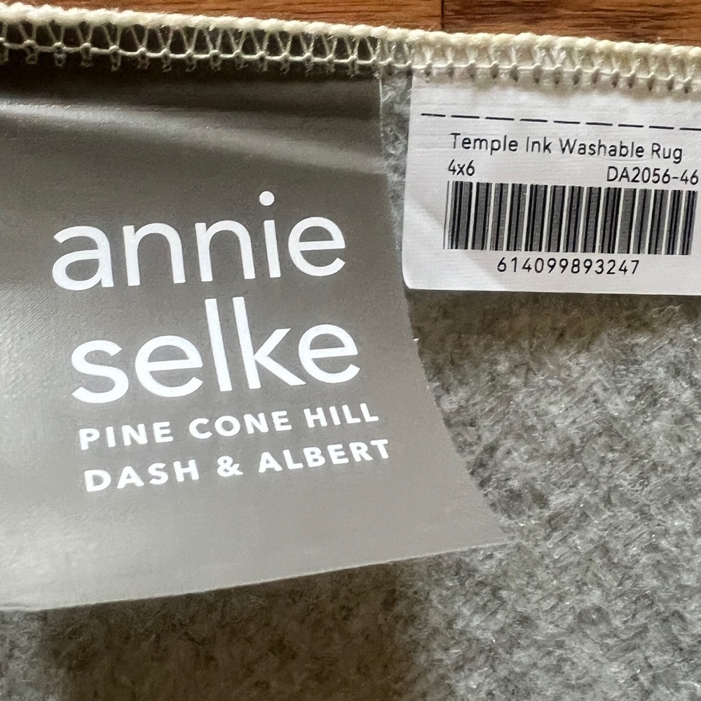 Temple Ink Machine Washable Rug by Annie Selke - Picture 6 of 10